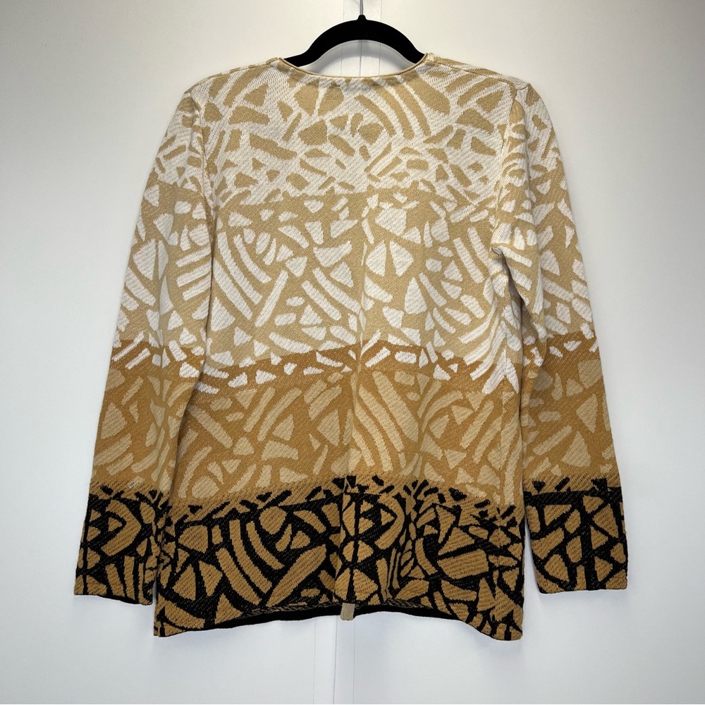 Pendleton Linen Blend Abstract Pattern Cardigan L… - image 4